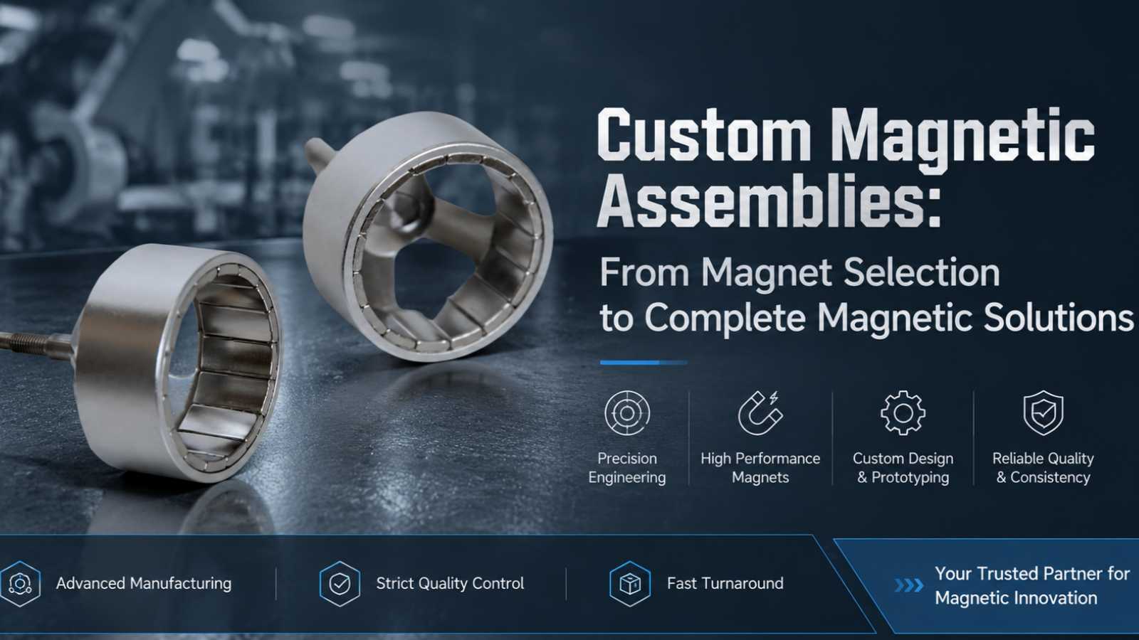 Custom Magnetic Assemblies: From Magnet Selection to Complete Magnetic Solutions