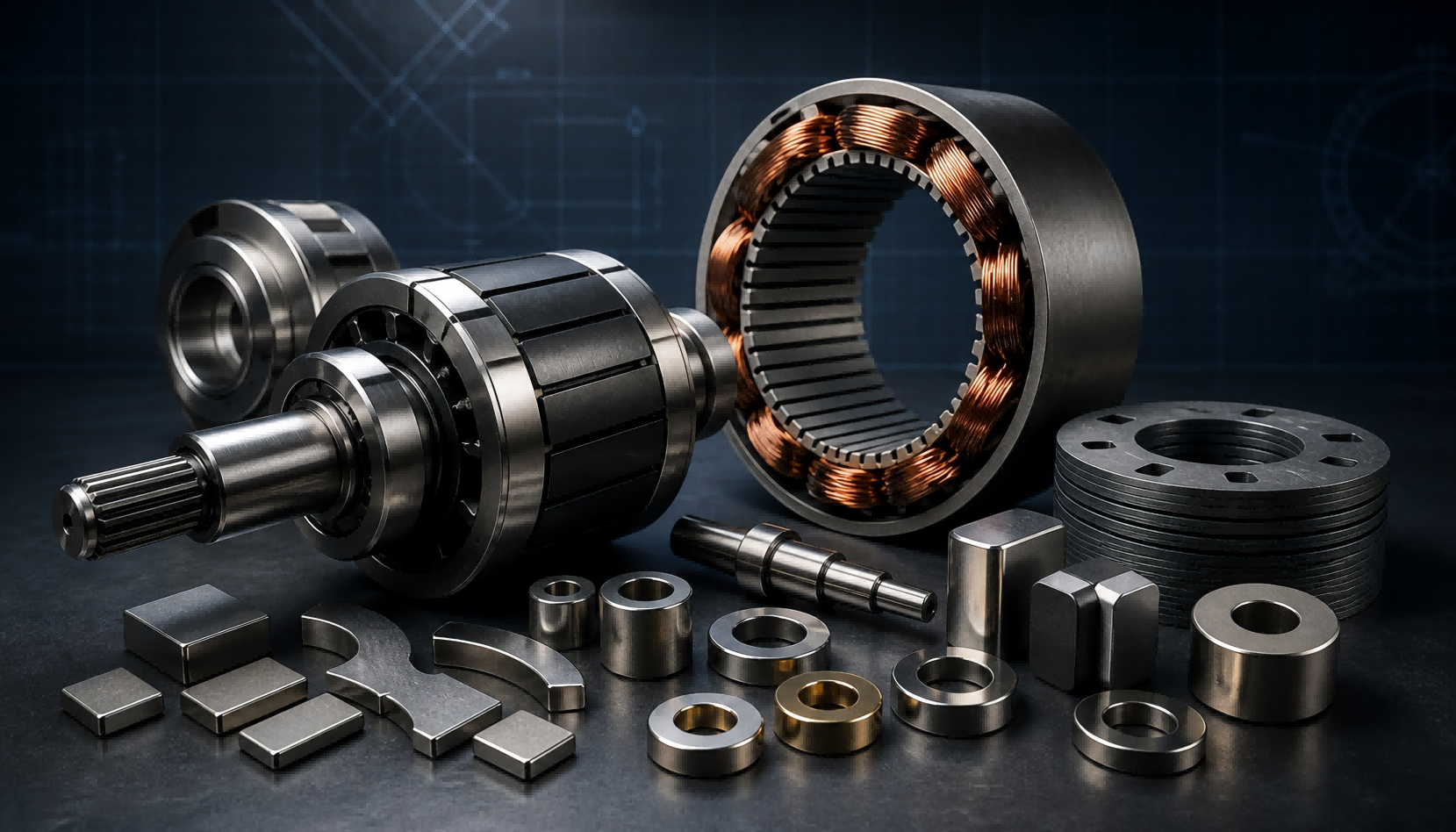 Custom Magnet and Motor Component Solutions for Advanced Electric Motor Applications