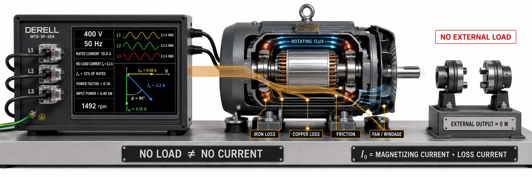 BLDC Motor No-Load Current Testing
